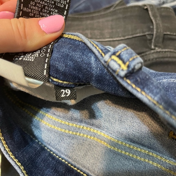 7FAM dark wash jeans - Picture 2 of 3